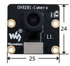 Raspberry Pi Global Shutter Camera - OV9281 1MP Monochrome Module Compatible with Pi 5, Pi 4B, Pi 3B+