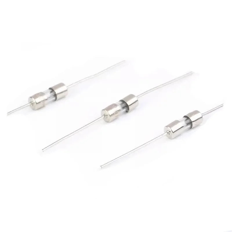 100pcs 3.6*10mm Fast-Blow Glass Tube Fuse with Pin Fast Break 250V Multiple Amperage Mix Kit 0.5A-10A