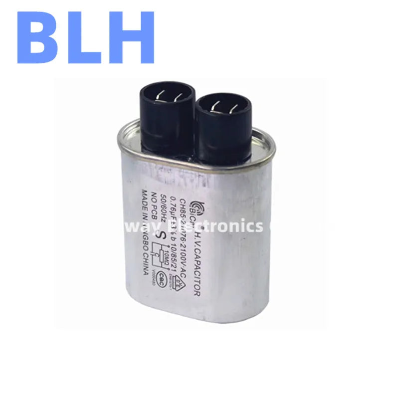 CH85 High Voltage Microwave Oven Capacitor 2100V 3+3 0.68UF 0.7UF 0.76UF 0.8UF 0.85UF 0.86UF 0.9UF 0.92UF 0.95UF 1UF 1.0UF
