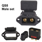 QS8-S Power Charging Plug XT90 Male Female Diamond Shell XT90S Anti-fire Electric Vehicle Lithium Battery Modification Interface