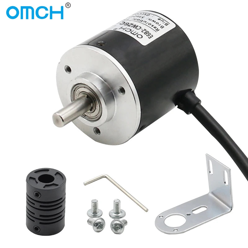 OMCH E6B2-CWZ6C Optical Rotary Encoder CWZ5G CWZ3E 5-24V 10~2500P/R 10 20 30 40 50 100 200 300 360 400 500 600 1000 1024 2500P/R