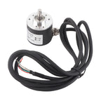Encoder 600P/R Magnetoelectric Incremental Rotation Encoder 5V‑24V  2‑Phases Shaft 6mm Magnetoelectric Rotation Encoder