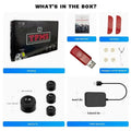 KEBIDUMEI Car Tire Pressure Monitor System USB Android TPMS For Navigation Player Temperature Warning Sensors Car Accessories