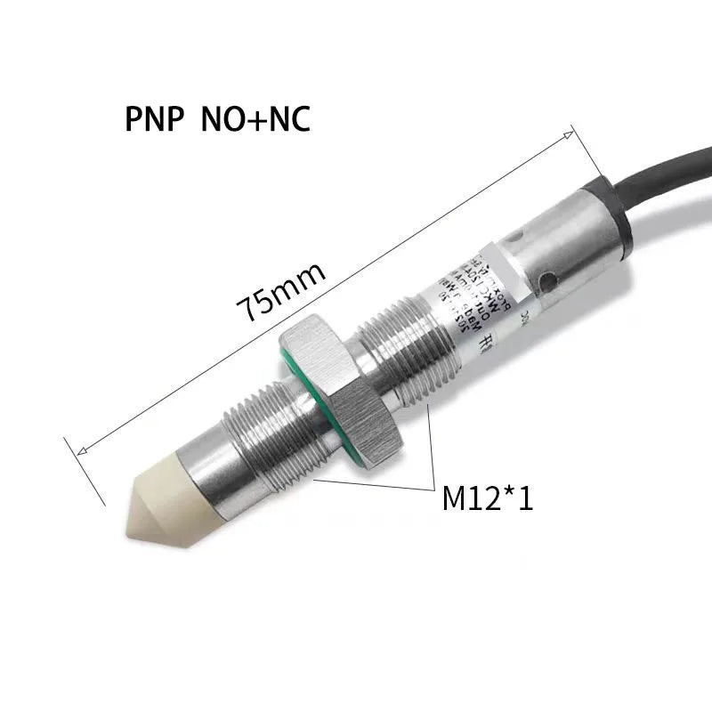 Capacitive Liquid Level Sensor 6mm Detection Distance NPN PNP NO NC Output Types for Level Measurement