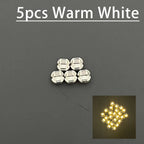 0~120mm Distance Wireless Power Supply Transmitter Coil Induction Type-c USB 5v + 5pcs Receiver Led Lamp DIY Model Toys