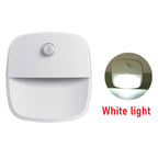 ZQQBYY LED Night Light Motion Sensor Wireless Lights AAA Battery Powered Bedroom Wall Staircase Closet Aisle Body Induction Lamp