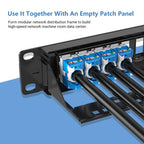 HOOLNX CAT6 Rotating Keystone Jack, No Punch Down Tool Required Network Module, 5/10/12/24/48 PACK