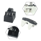 2pcs Refrigerator PTC Start Relay 1/2 Pin 15 Ohm 1/6H Compressor Overload Protector Starting Relay Light Weight Power Supplies