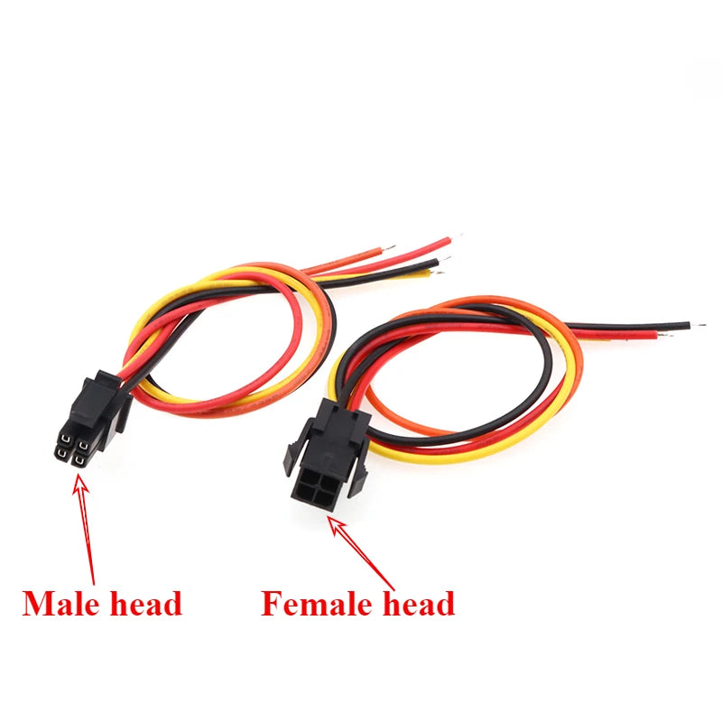 5/10/50pcs Micro-Fit 3.0mm Pitch Connector with 22AWG 20cm Cables Mx3.0 Singlel Row 2/3/4/5/6Pin Male Female Air Docking Housing