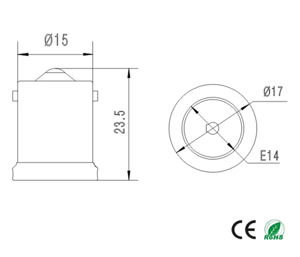 BA15S TO E12 E14 E17 E27 MR16 GU10  Light Socket Adapter LED CFL Lamp Holder Light Socket Converter Extension Adapter
