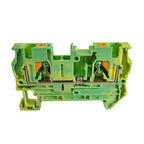 2Pcs PT2.5/PTTB2.5/PT2.5-TW/PTV2.5-PE Push-in Ground DIN Rail Terminal Block Side-Entry Earth Plug Wire Conductor Connectors