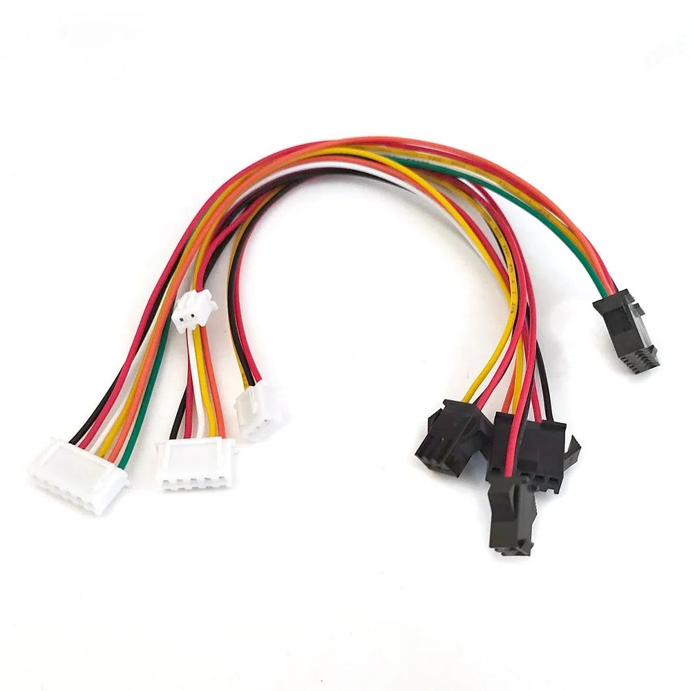 5PCS SM 2.54mm to PH2.0/XH2.54 Plug Socket 2P/3P/4P/5P/6P male Female Conversion Cable 20cm 26AWG Extension Cable