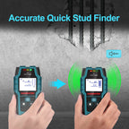 HANMATEK SF1 Stud Finder Wood Studs Metal Detection of Live Cable Metal Depth Measurement Finder Wall Detector Scanner