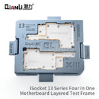 QIANLI ISocket Motherboard Middle Layer Test Stand for IPhone 16E X-16 Logic Board Function Diagnostic Double-deck Repair Tools