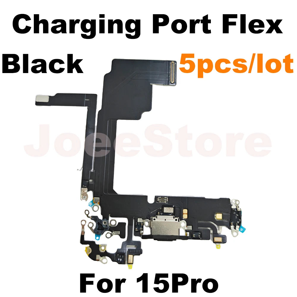 Wholesale Charging Port Flex Cable for iPhone 16 15 14 13 Pro Max USB Dock Charger Connector With Microphone Flex Cable Ribbon
