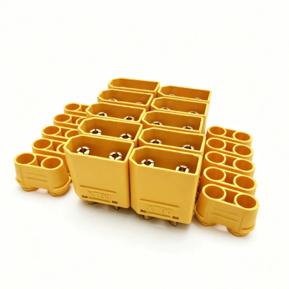 10pcs XT90 Connector XT90H Battery Connector XT-90 Male Female Bullet Connectors for RC Lipo Battery Motor DIY Parts