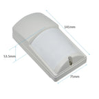 IP54 Waterproof Outdoor Wire Infrared Detector NC/NO PIR Motion Sensor for Security Home Alarm System Burglar Alarm Anti Theft