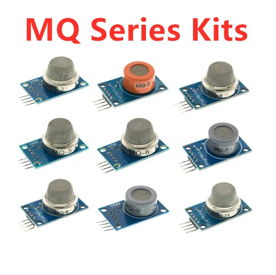 MQ2 MQ-3 MQ-4 MQ-5 MQ-6 MQ7 MQ-8 MQ-9 MQ135 Detection Smoke methane liquefied Gas Sensor Module for Arduino Starter MQ-135 Kit