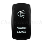 Marine 12V 24V White Led On Off Rocker Switch 5Pin SPST Momentary Switch DPDT ON OFF ON 3-Way for Car Boat Carling 4X4 Narva