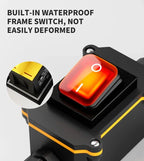 FILN 30A 12V 24V 220V Waterproof Inline Toggle Switch with LED IP65 Sealed Outdoor Box Inline Cord Rocker Switch Power