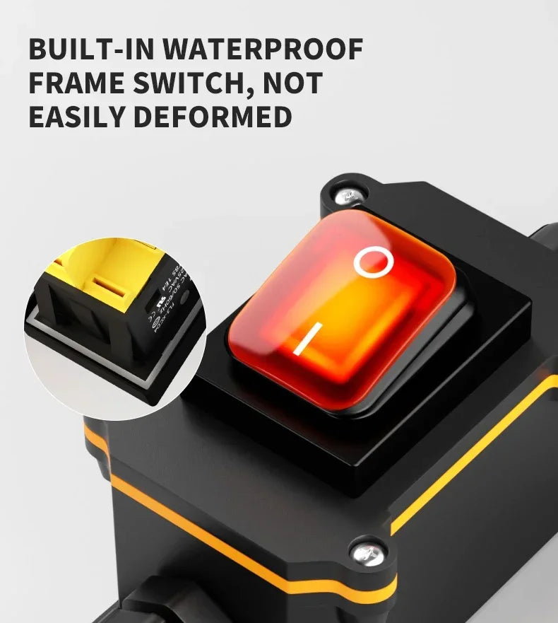 FILN 30A 12V 24V 220V Waterproof Inline Toggle Switch with LED IP65 Sealed Outdoor Box Inline Cord Rocker Switch Power