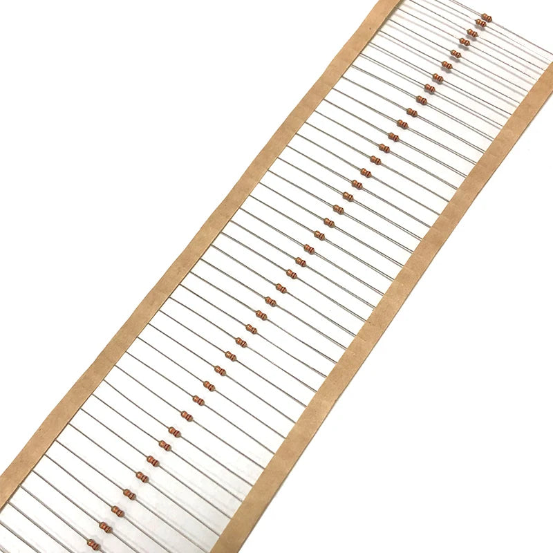 100PCS 1/8W Carbon Film Resistor 5% 1R2 12R 120R 1K2 12K 120K 1.2 12 120 R K Ohm 0.125W  0R--1M