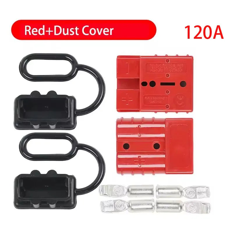 50A 120A 175A 350A  Anderson Connector Plug 2P 600V Quick Connect Battery Cable for Electric Forklift EV Car Power System
