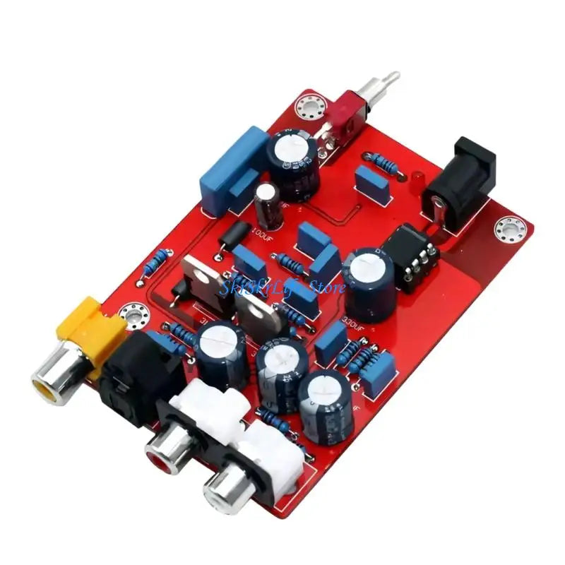 E65E TDA1543 CS8412 DACs Sound Decoders Board With Opticals Coaxials Input For HiFi Sound System Upgrades