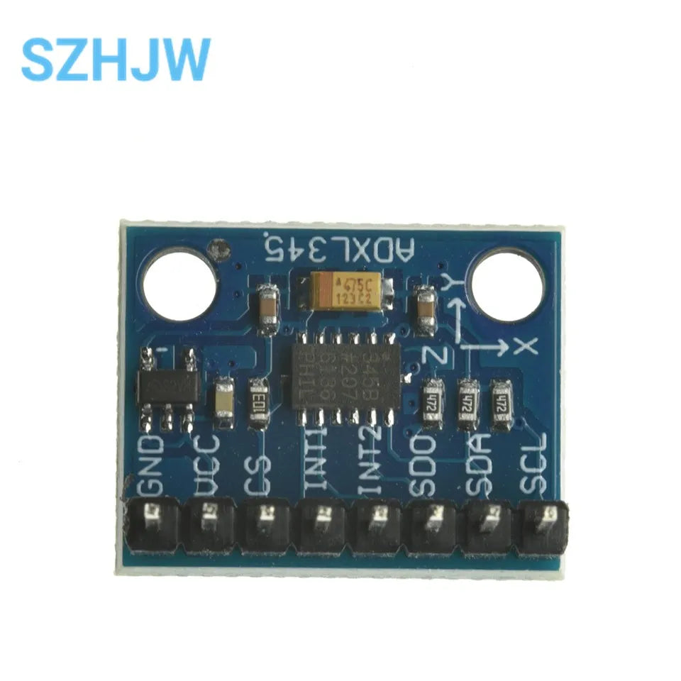 1/5/10pcs GY-291 ADXL345 Digital Triaxial Force Acceleration Tilt Module IIC SPI Transmission
