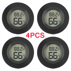 4PCS LCD Digital Thermometer Hygrometer Indoor Room Electronic Temperature Humidity Meter Sensor Gauge Weather Station Home ﻿