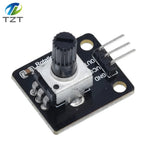 TZT Rotary Potentiometer Analog Knob Module For Raspberry Pi Arduino Electronic Blocks RV09 Rotary encoder for arduino