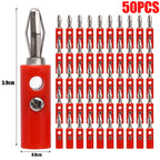 10-100pcs Wire Cable Screw Type Banana Plug Connector Adapter Cables Plugs Terminal for Musical Audio Speaker Video Receiver