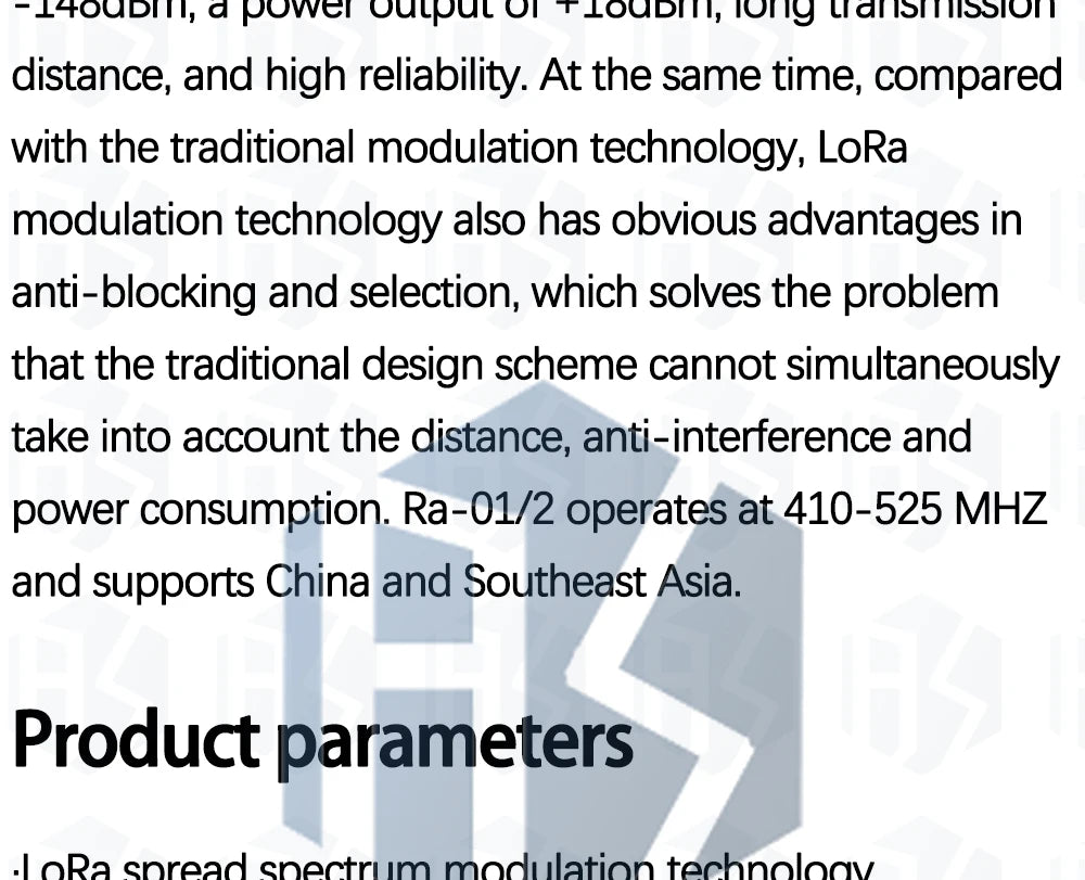433MHZ SX1278 LoRa Module 433M 10KM Ra-02 Wireless Spread Spectrum Transmission Board 2.4G IPX Antenna for Smart Home