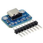 5PCS TYPE-C USB to Pin DIP Female B-Type Adapter Plate Soldered Female TYPEC Send Pin