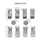 Waterproof M16 2 3 4 5Pin 6 7 8 9 Pin Cable Connector Outdoor IP68 Screw/Welding Male Female Wire Power Aviation Plug Connector