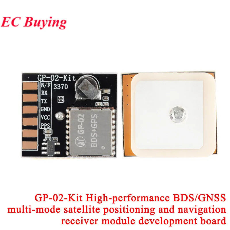5pcs/1pc GP-02-Kit Development Board GP-02 Dual Mode BDS GNSS Timing Module Satellite Positioning Navigation Receiver SOC Module