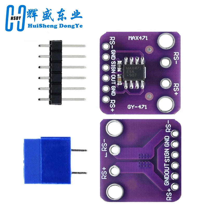 Max471 Voltage Current Sensor Module For Arduino AVR Tester Board 5V DC 3-25V 0-3A Resistive Voltage Divider GY-471 Sensors