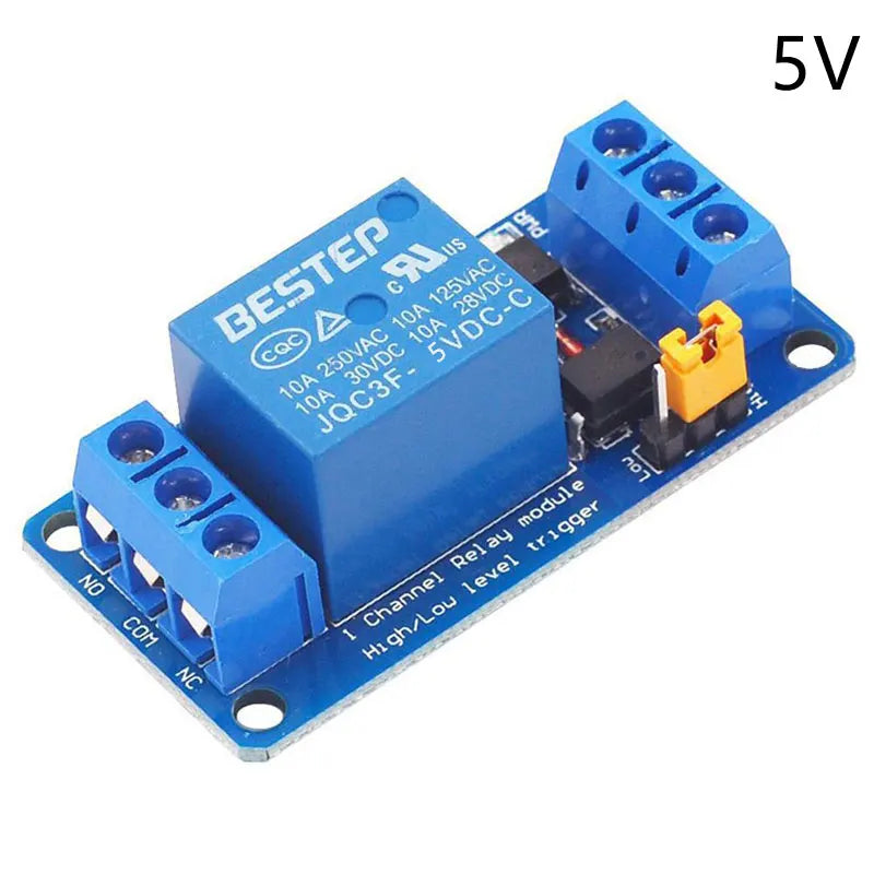 3.3V 5V 12V 24V 1 Channel Relay Module High and Low Level Trigger Relay Board Optocoupler Isolation for  Raspberry Pi