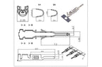 10Sets Micro MX3.0mm Double Row Female Receptacle Housing+Male Terminal 2*1p-2x2/3/4/6/12P Mini 5559-3.0/43020-T Wire Connector
