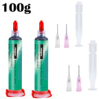 Sn99Ag0.3Cu0.7 Lead Free High-Temperature Solder Paste Needle Tube for SMT PCB BGA Mobile USB Phone Socket Repair, LED Soldering