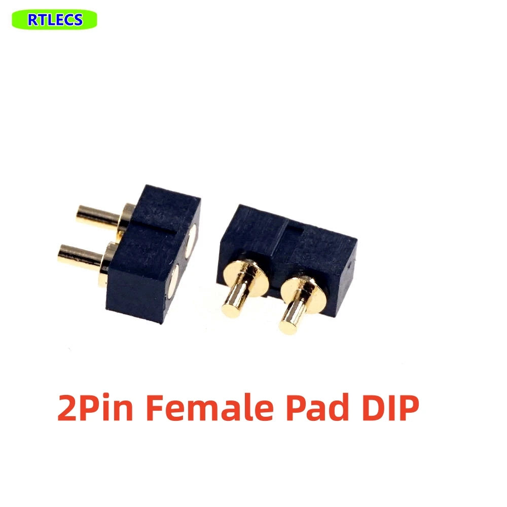 5 Pcs SMD Spring Loaded Pin Pogo Connector 2 3 4 5 6 7 8 10 Position Battery Contact 7.0mm Height 2.54 Grid Pad Modular Header