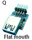 1pc MICRO MINI 5P 4P 9P 10P  type-c USB To Dip Female B-type Square Interface Printer Mike PCB Converter Adapter Breakout Board