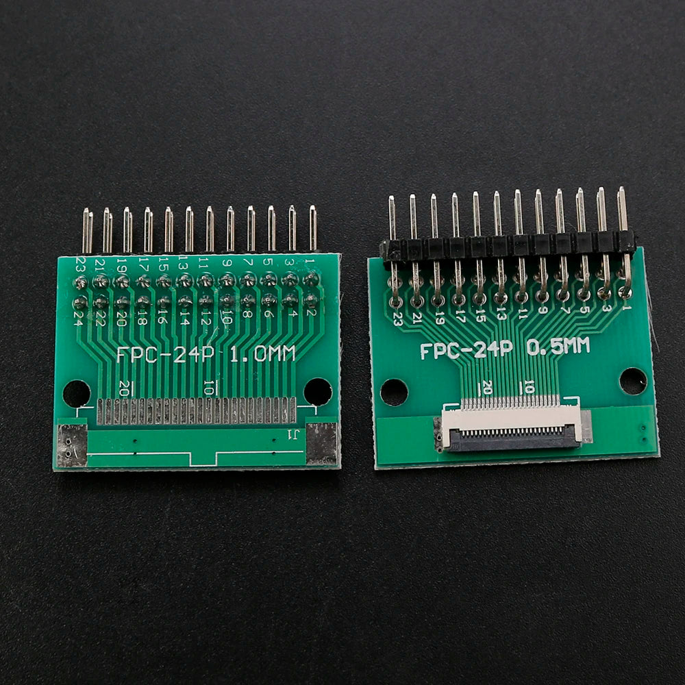 1PC FPC/FFC Adapter Board 0.5mm To 2.54mm Connector Double Row Straight Needle 4/6/8/10/12/14/15/16/18/20/22/24/26/30/34/36 Pin