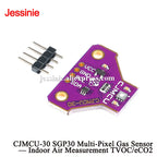 2Pcs/1pc MICS-6814 Nitrogen Carbon Gas Sensor Air Quality CO NO2 NH3 TGS2600 CCS811 BME680 Temperature Humidity Height Detection