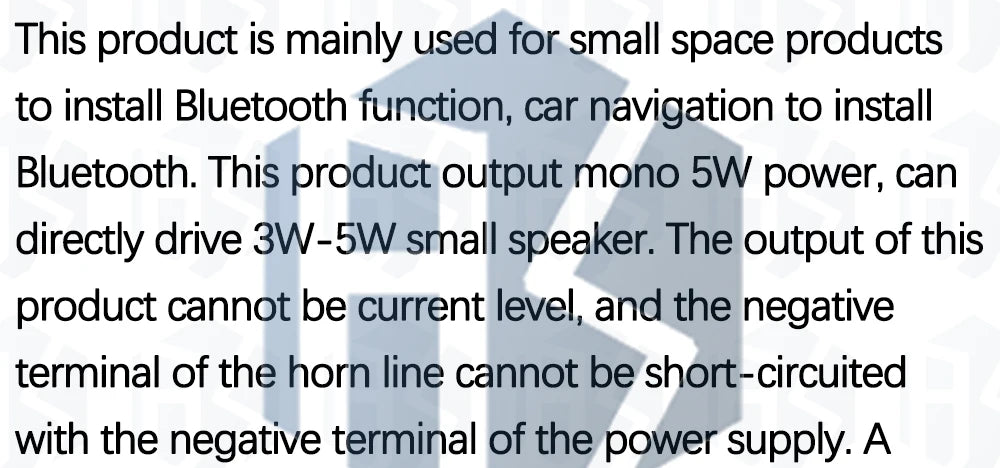 1PC Digital Lossless Music Amplifier: 5V 5W Mono Class D Bluetooth Preassembled Module Board