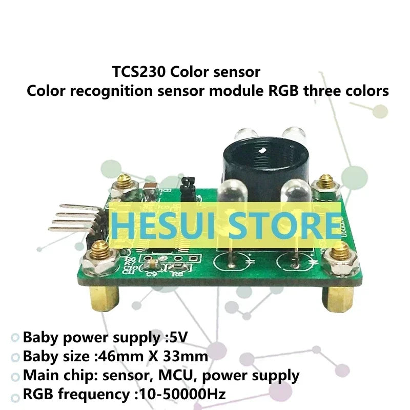 Color sensor TCS230 TCS3200 Color recognition sensor module RGB three-color serial port output