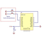 ESP32-C3 Series Module ESP-C12F Serial Port WIFI Wireless Bluetooth Module ESP32 C3 Compatible with C3-12F