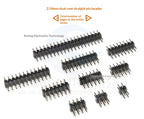 10/20pcs Pcs 2.54mm Double Row Male 2*40P PCB Board Pin Header Connector Strip Pinheader 2/3/4/5/6/8/10/12/20/40Pin For Arduino