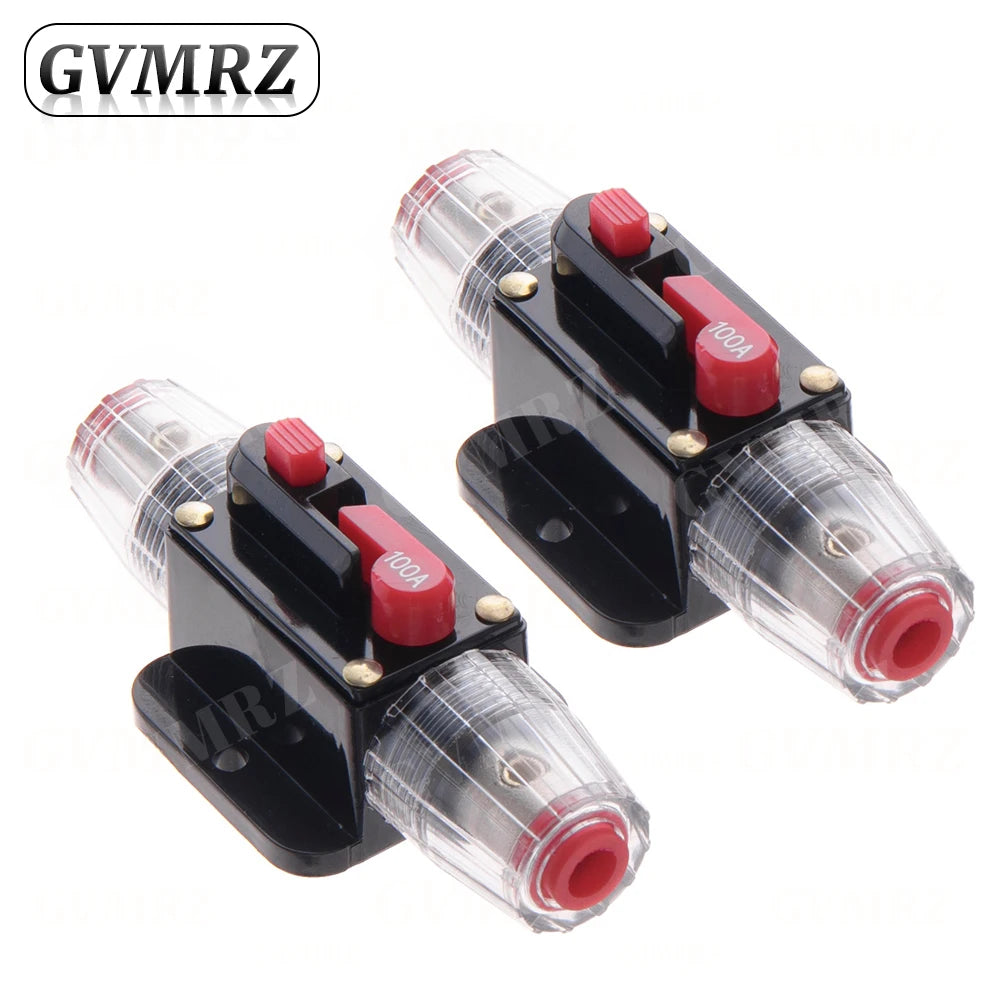 Car Battery Fuse Automatic Reset Audio Stereo Amplifier Fuses Overload Protection Adapter Auto Accessories 15A 20A 30A 40A 50A