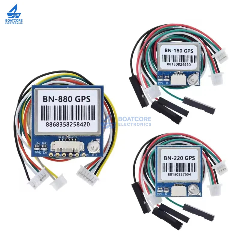 1PCS BN220 BN180 BN880 GPS-GPRS Module DC 3.0V-5.0V TTL Level Dual Antenna Module Built-in Flash BN-220 BN-880